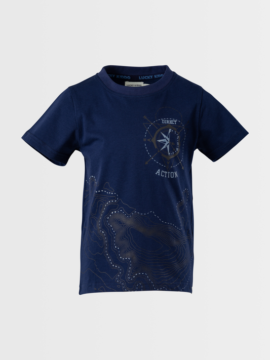 Magic Compass | Chlapčenské tričko s krátkym rukávom Glow in the dark