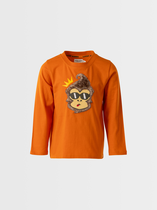 Cool Monkey | Chlapčenské tričko s dlhým rukávom