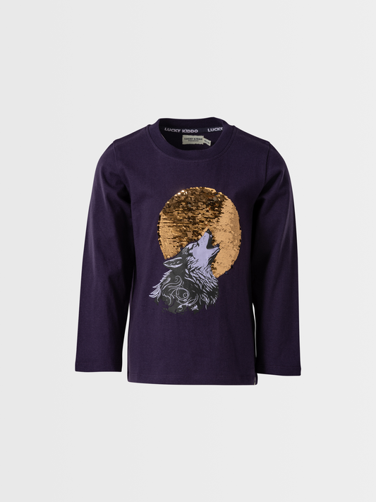 Mystic Wolf | Chlapčenské tričko s dlhým rukávom