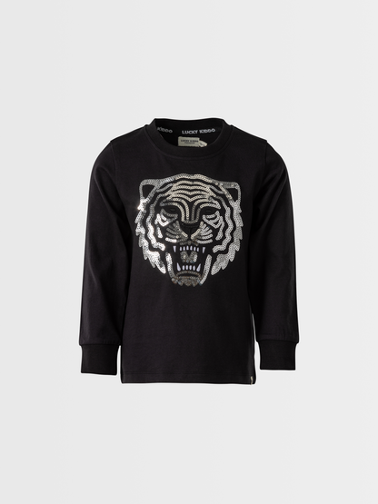 Tiger Gray | Chlapčenské tričko s dlhým rukávom