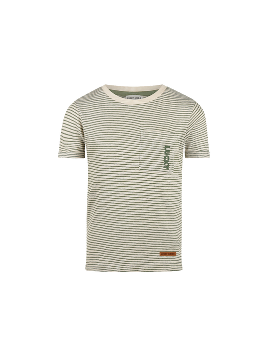 Green Stripe | Chlapčenské tričko s krátkym rukávom