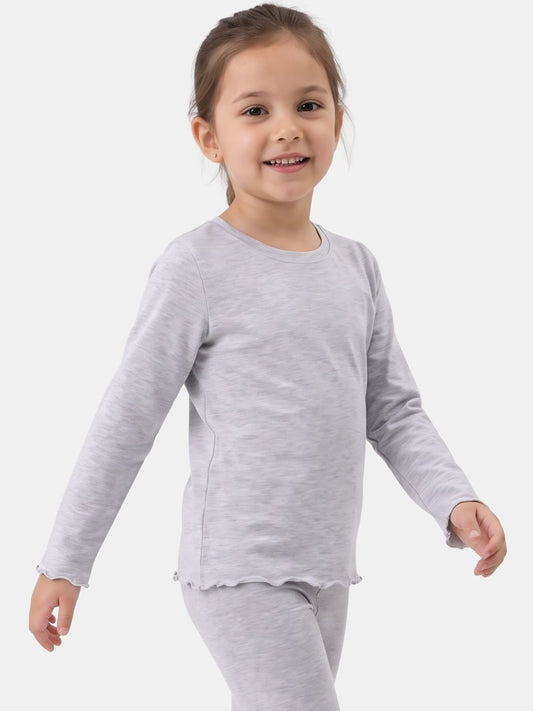 Grey | Dievčenské tričko s dlhým rukávom