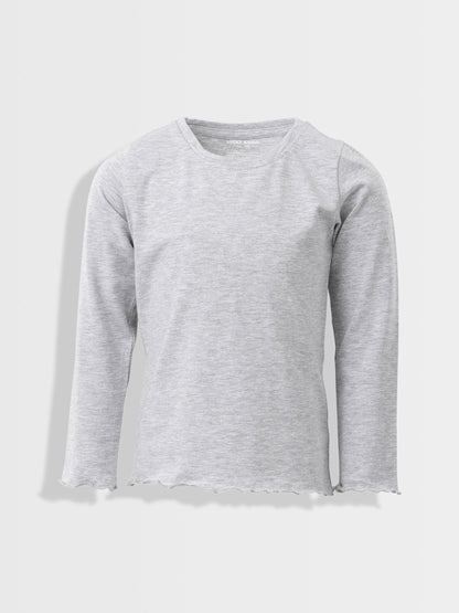Grey | Dievčenské tričko s dlhým rukávom