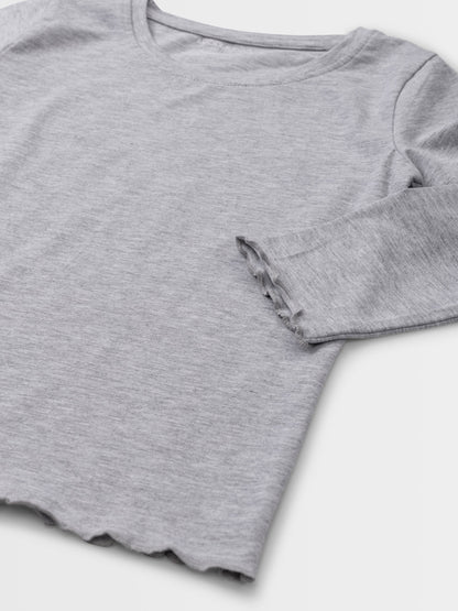 Grey | Dievčenské tričko s dlhým rukávom
