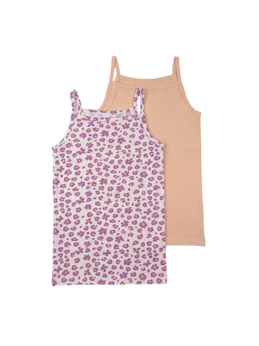 Lilac Flowers | Dievčenské spodné tielko (2x)