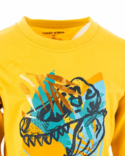 Dino Adventure | Chlapčenské tričko s dlhým rukávom