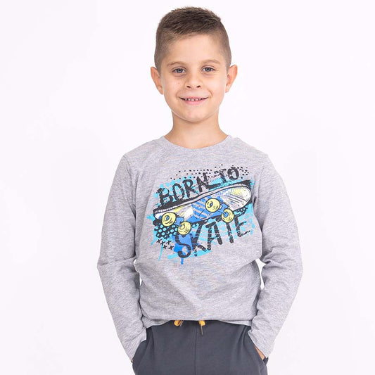 Born To Skate | Chlapčenské tričko s dlhým rukávom