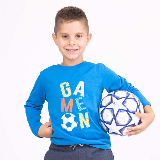 Game On | Chlapčenské tričko s dlhým rukávom