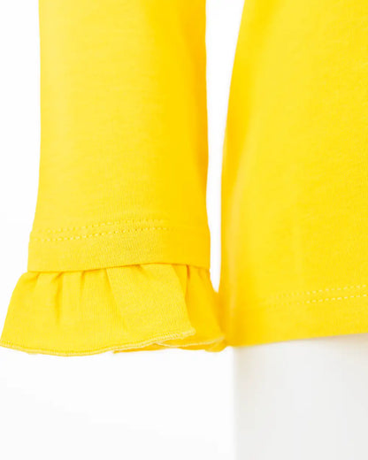 Enchated Unicorn Yellow  | Dievčenská tričko s dlhým rukávom