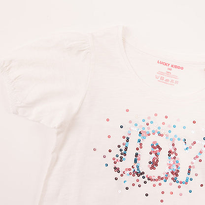White Joy | Dievčenské tričko