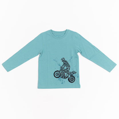 Motocykel | Chlapčenské tričko s dlhým rukávom