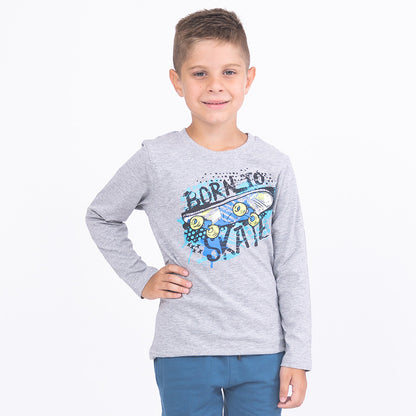 Born To Skate | Chlapčenské tričko s dlhým rukávom