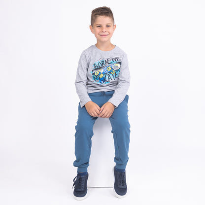 Born To Skate | Chlapčenské tričko s dlhým rukávom